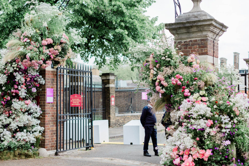 RHS Chelsea Flower Show 2023 | Lucy Vail Floristry London Gate Floral Installation
