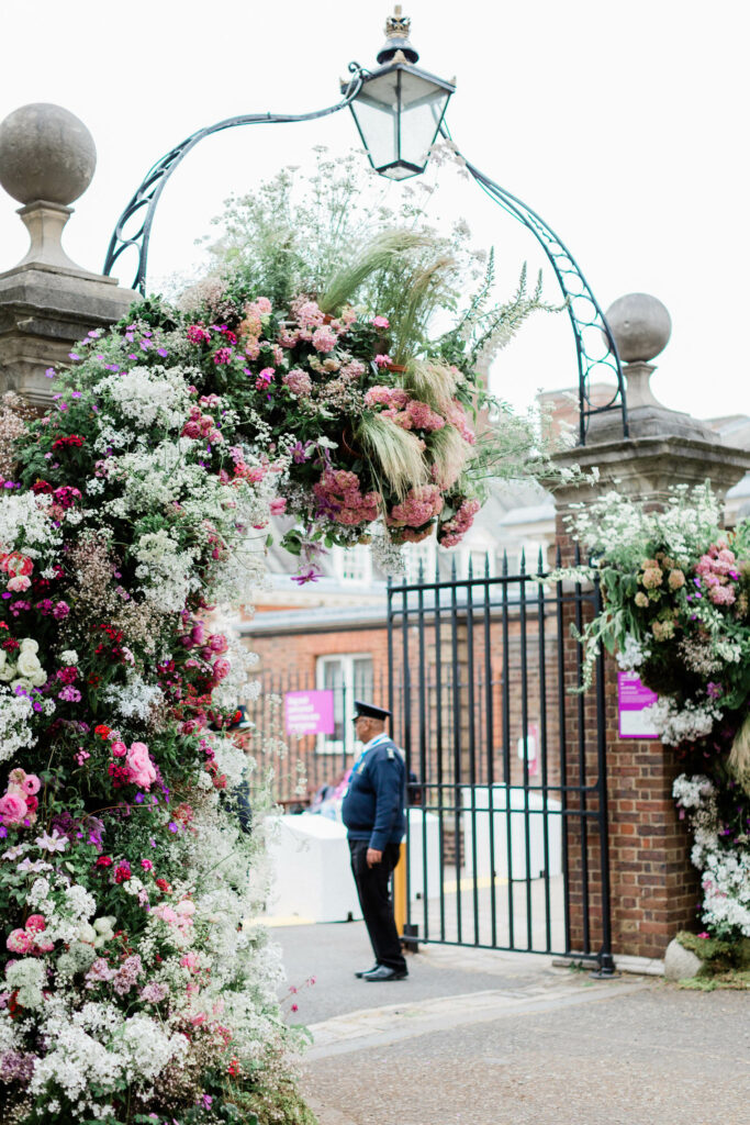 RHS Chelsea Flower Show 2023 | Lucy Vail Floristry London Gate Floral Installation